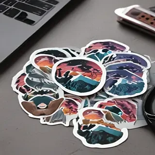stickers mockup