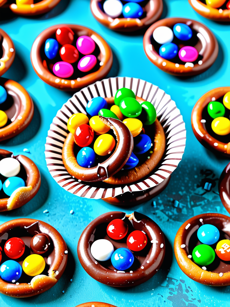 hershey kiss m&m pretzel recipe