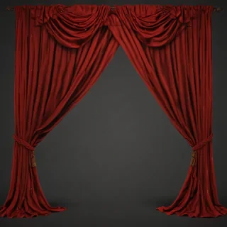 red curtain png