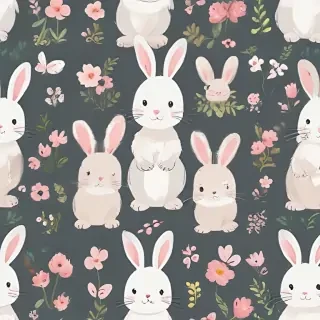cute bunny background
