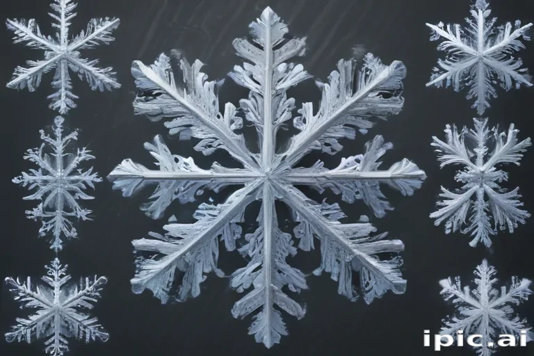 snowflake clipart with transparent background