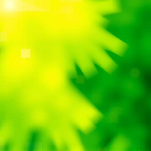 Create a vibrant abstract green background with geometric shapes using a DSLR camera, 50mm lens, aperture f/2.8, ISO 100, shot in natural light to enhance depth and clarity.