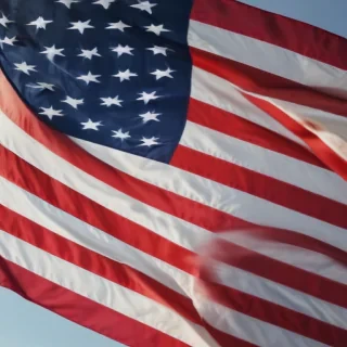 american flag aesthetic