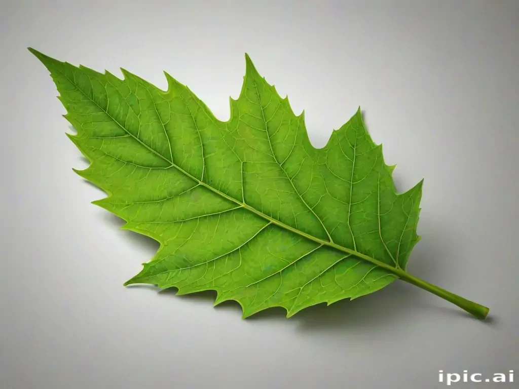green leaf design