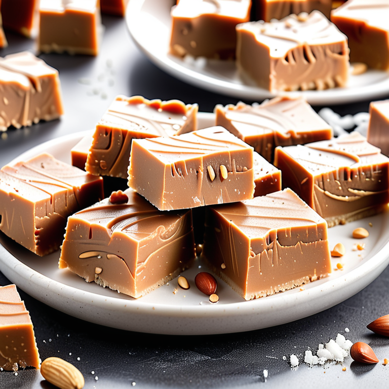 microwave peanut butter fudge with granulated sugar