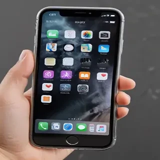 iphone with transparent background