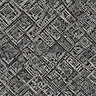 black and white patterns