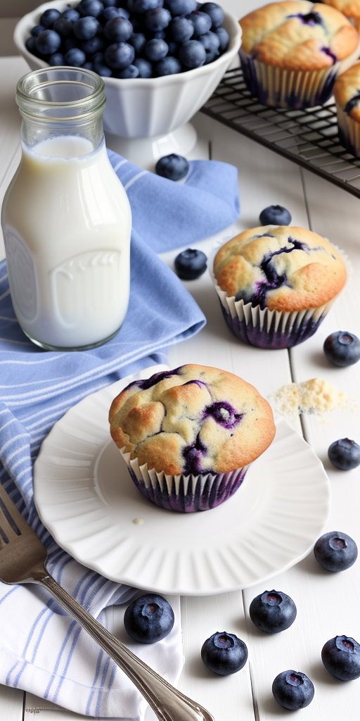 blueberry muffins with buttermilk recipe