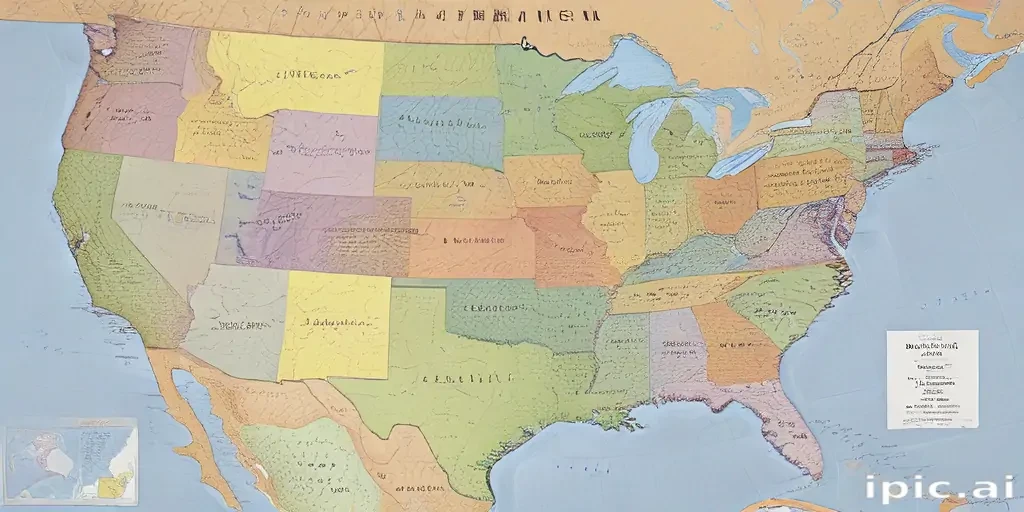 map of the united states of america