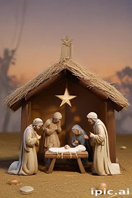 free christmas nativity scene