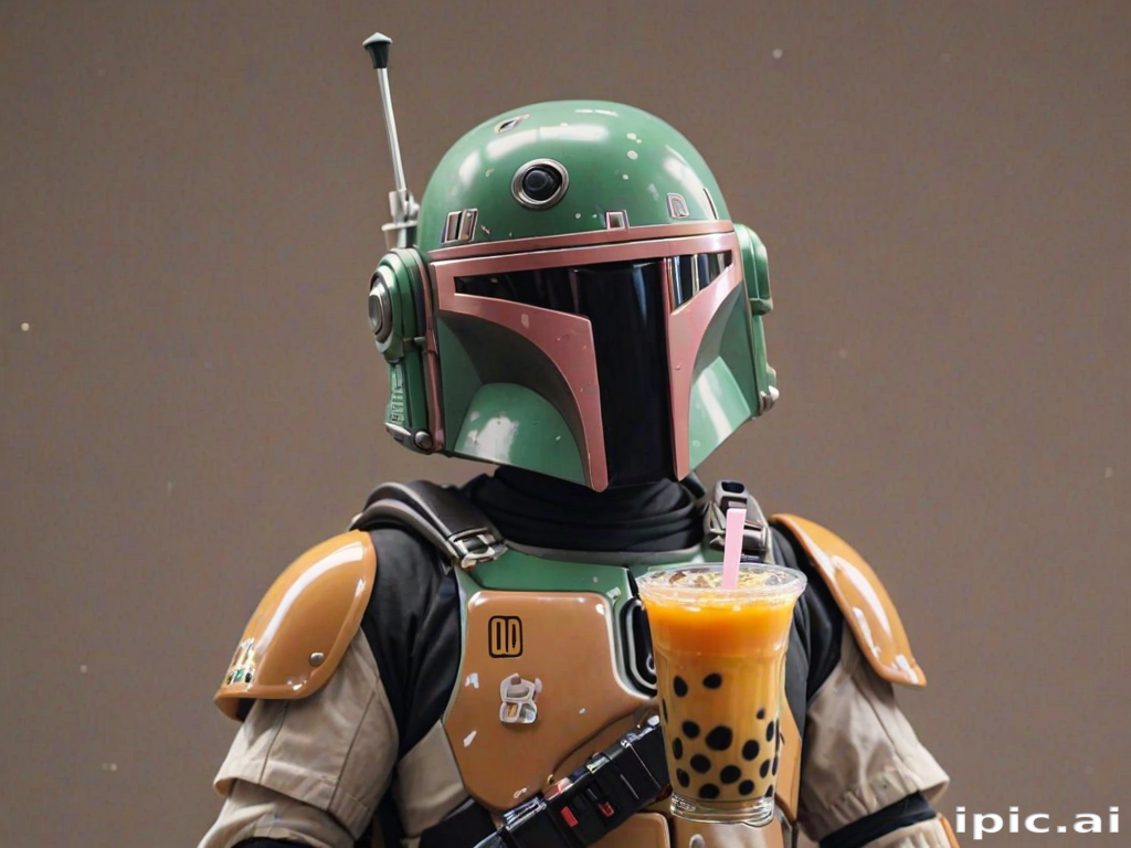 aesthetic cute boba wallpaper