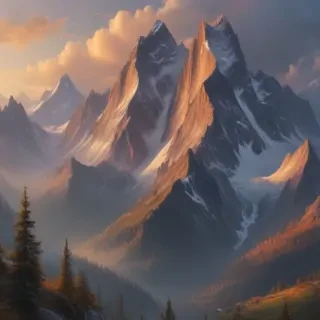 mountains transparent