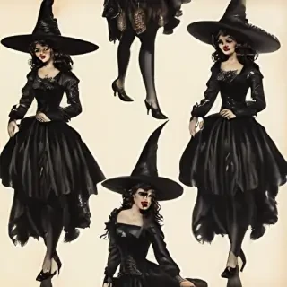 vintage witch images
