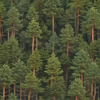 pine trees transparent background