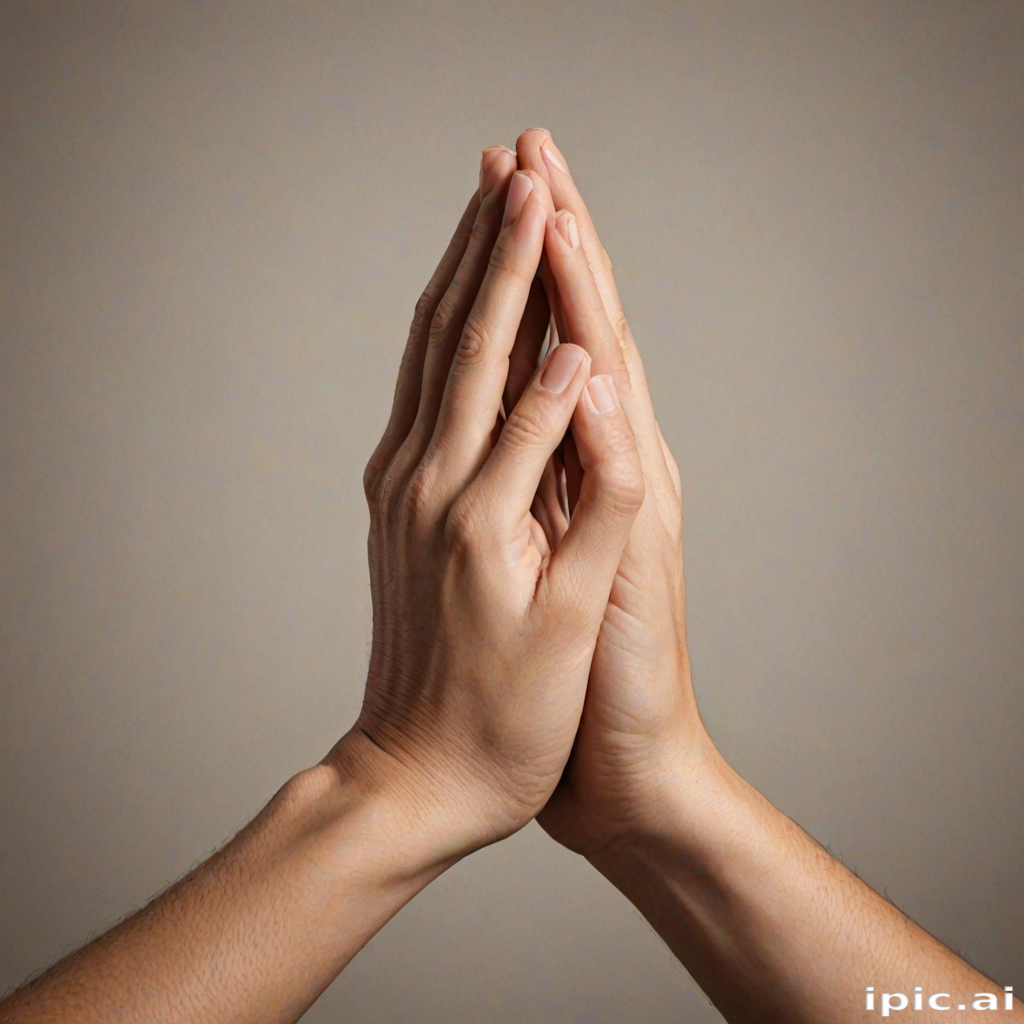 pray hands png