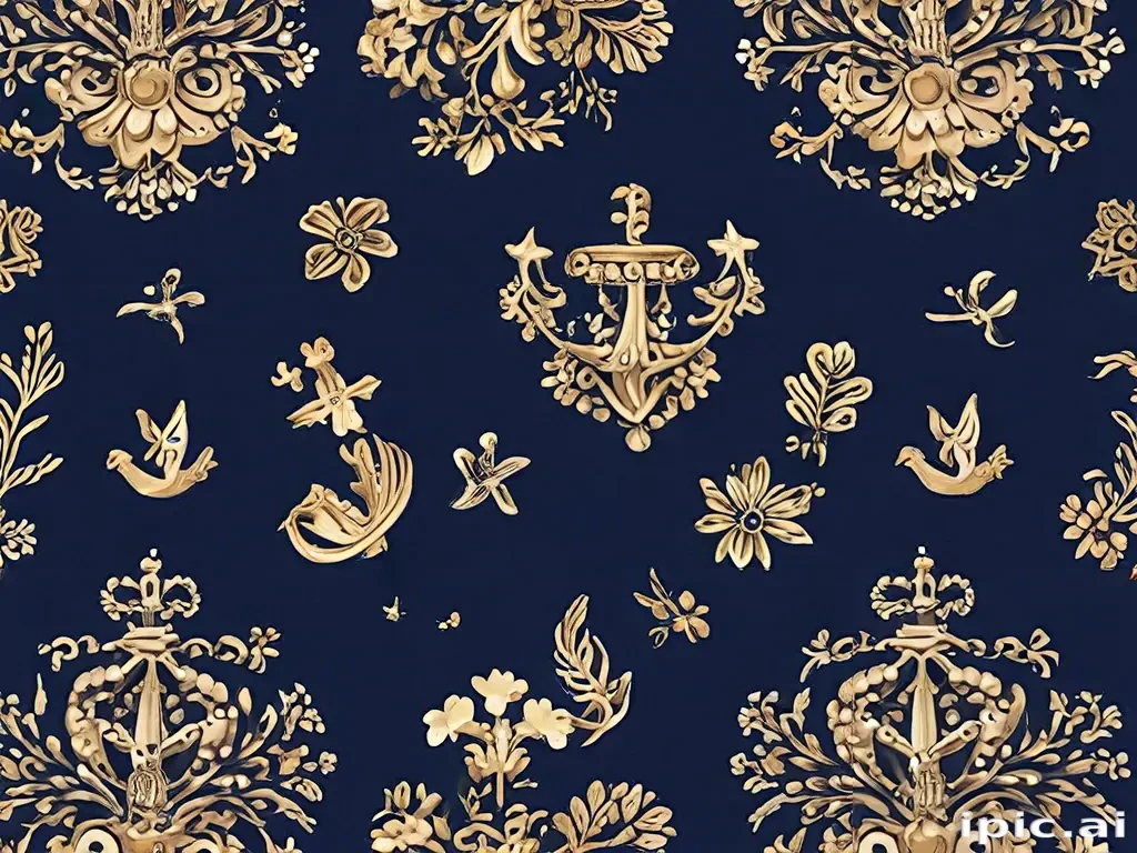 navy background