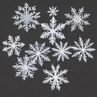 transparent snowflakes png