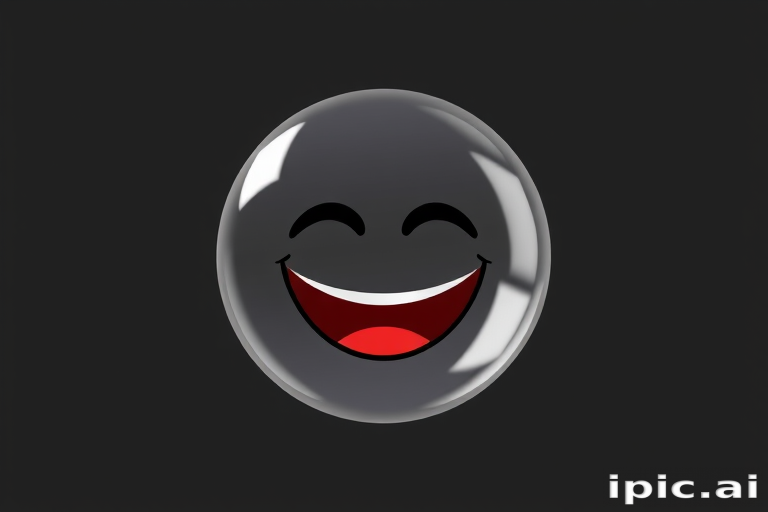 transparent laughing emoji