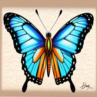 butterfly pic to draw