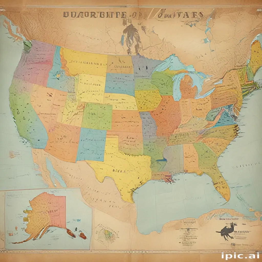 map united states