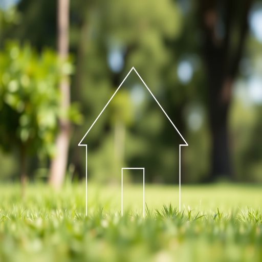 Generate a high-quality image of a simple house outline featuring a triangular roof, using a DSLR camera with a 50mm lens at f/8 aperture, ISO 100, shot in natural light from a slightly elevated angle for a clear perspective.