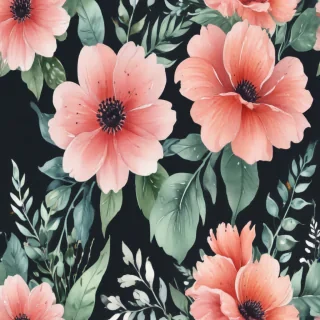 watercolor flowers clipart