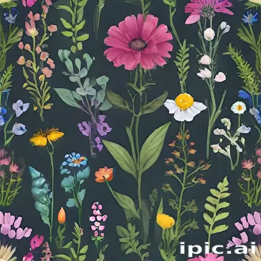 wildflowers transparent background