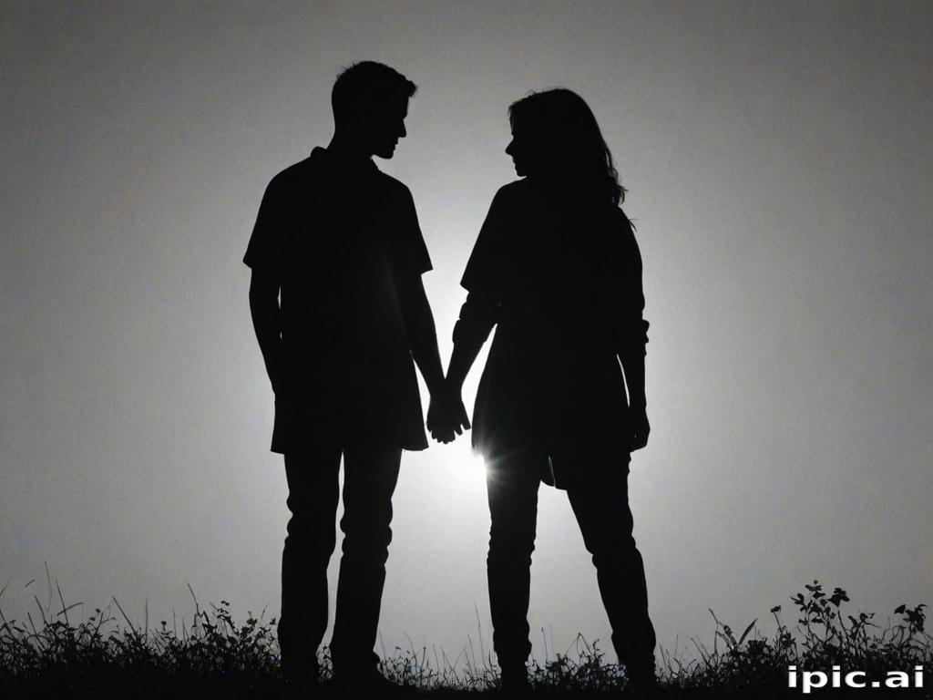 couple silhouette