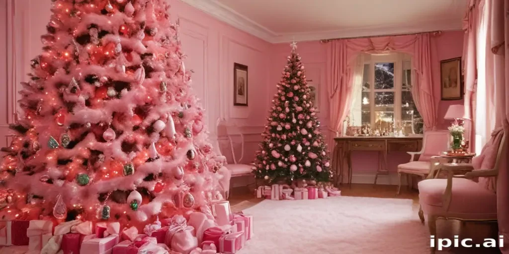 pink christmas pictures