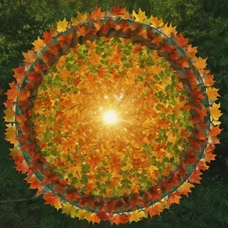 leaf circle