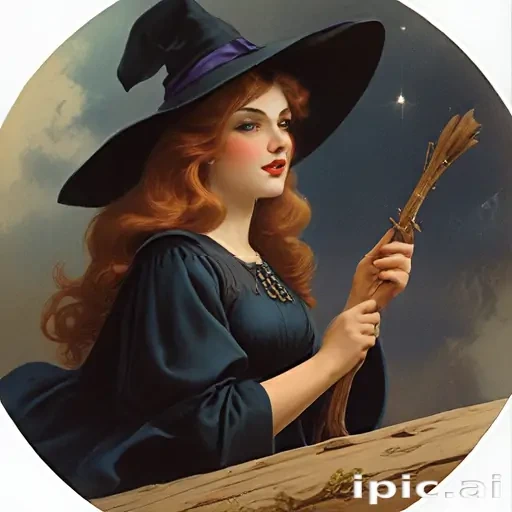 vintage witch images