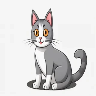 cartoon cat clip art