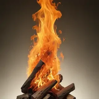 fire clear background