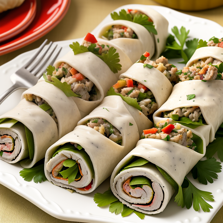 turkey roll ups with stuffing