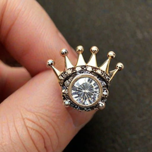 kings crown piercing