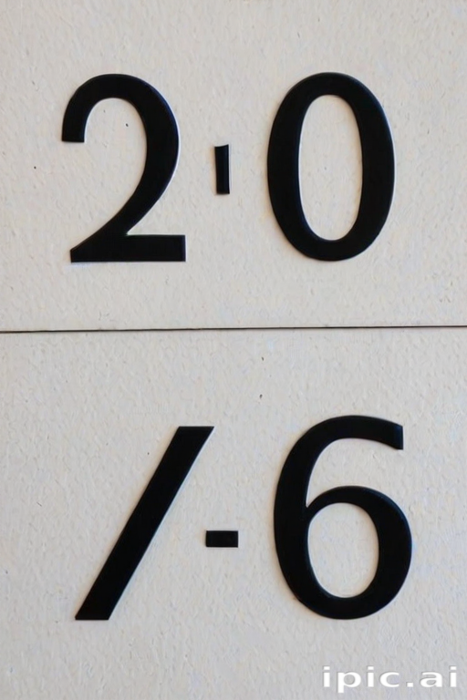 transparent numbers