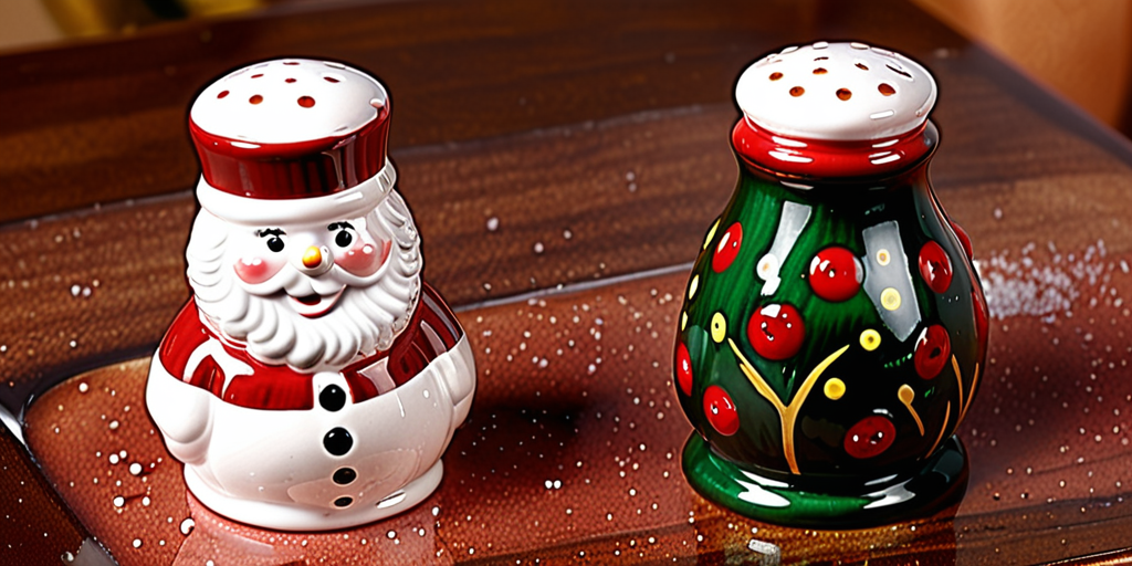 christmas salt and pepper shakers