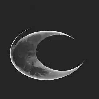crescent moon transparent background