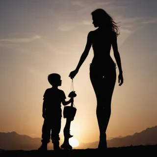 silhouette people png