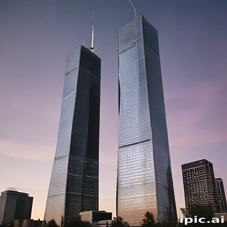 twin towers transparent