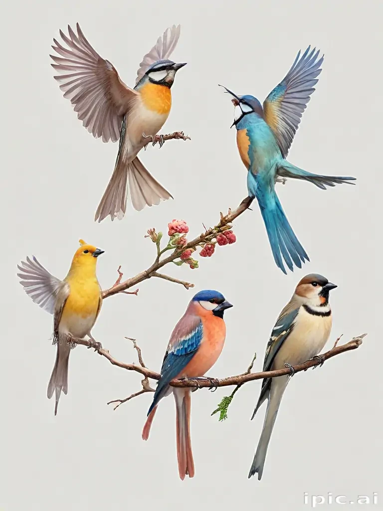birds transparent