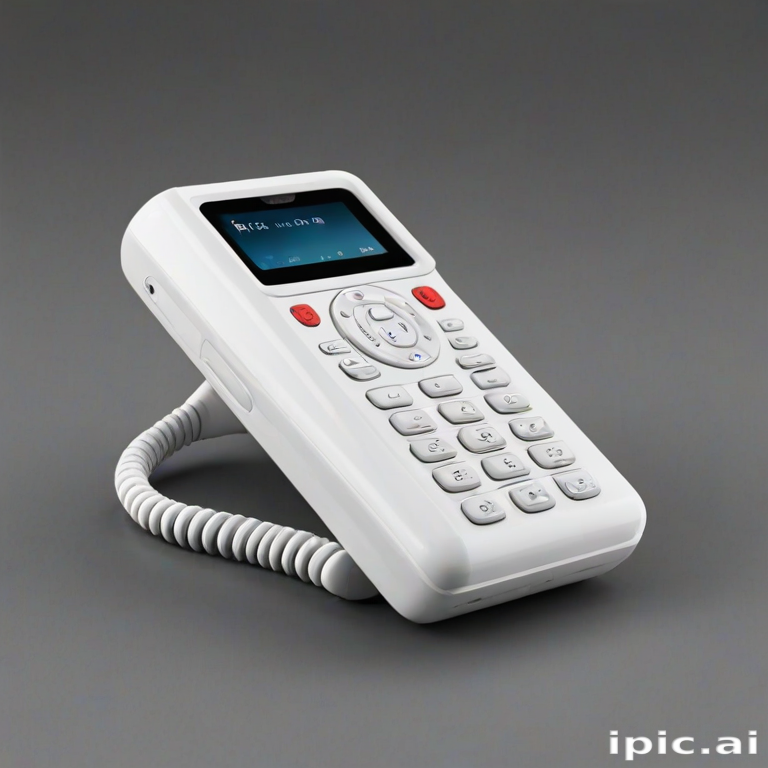 icon phone white