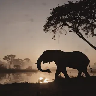 elephant silhouette