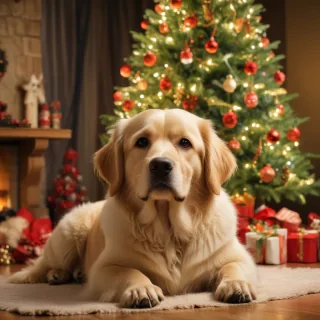 christmas dog backgrounds