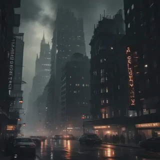 dark city aesthetic