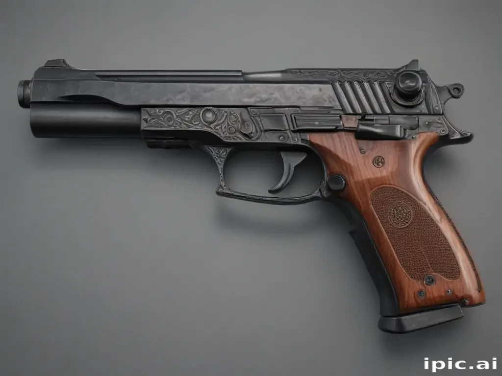gun no background