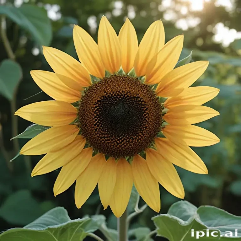 sunflower outline