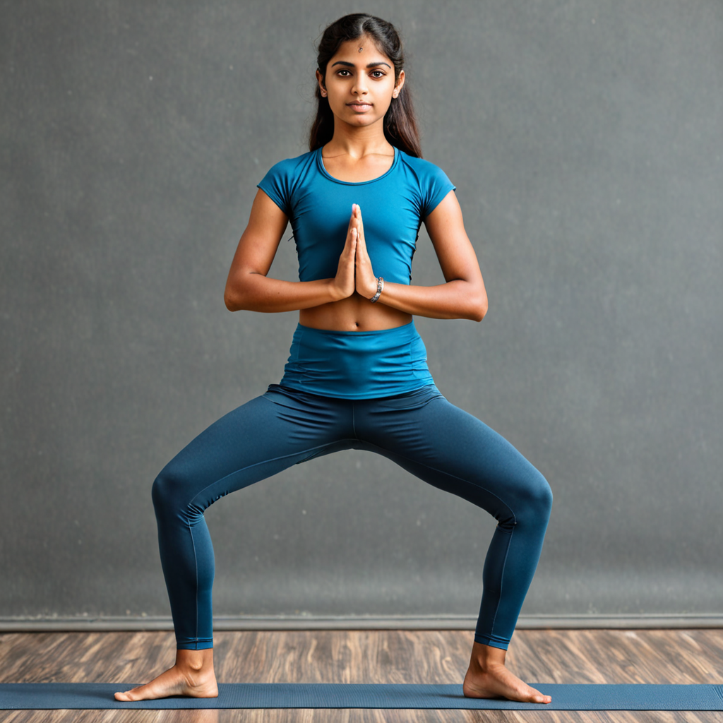 Free Ai Image Generator - High Quality and 100% Unique Images -  —  indian school girl yoga dress