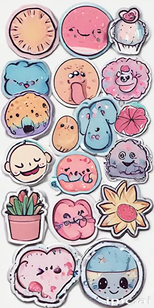 stickers png aesthetic