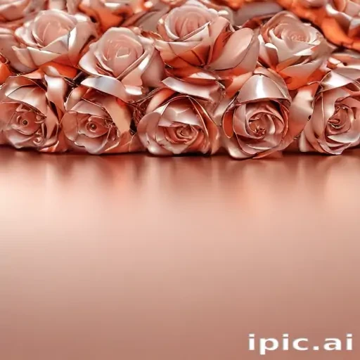 aesthetic rose gold background